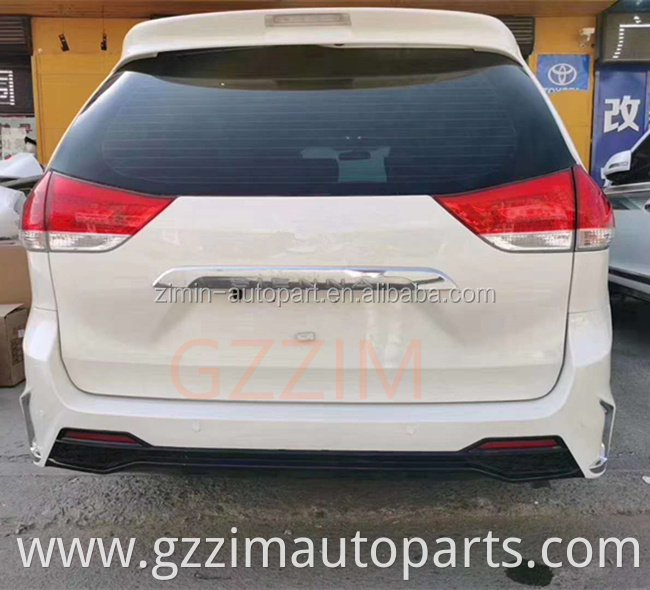 factory sale high quality front & rear LM style body kit for Sienna 2011-2020